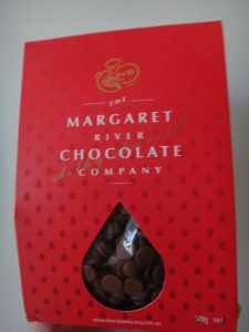 Margaret River Chocolate company pastelles packet