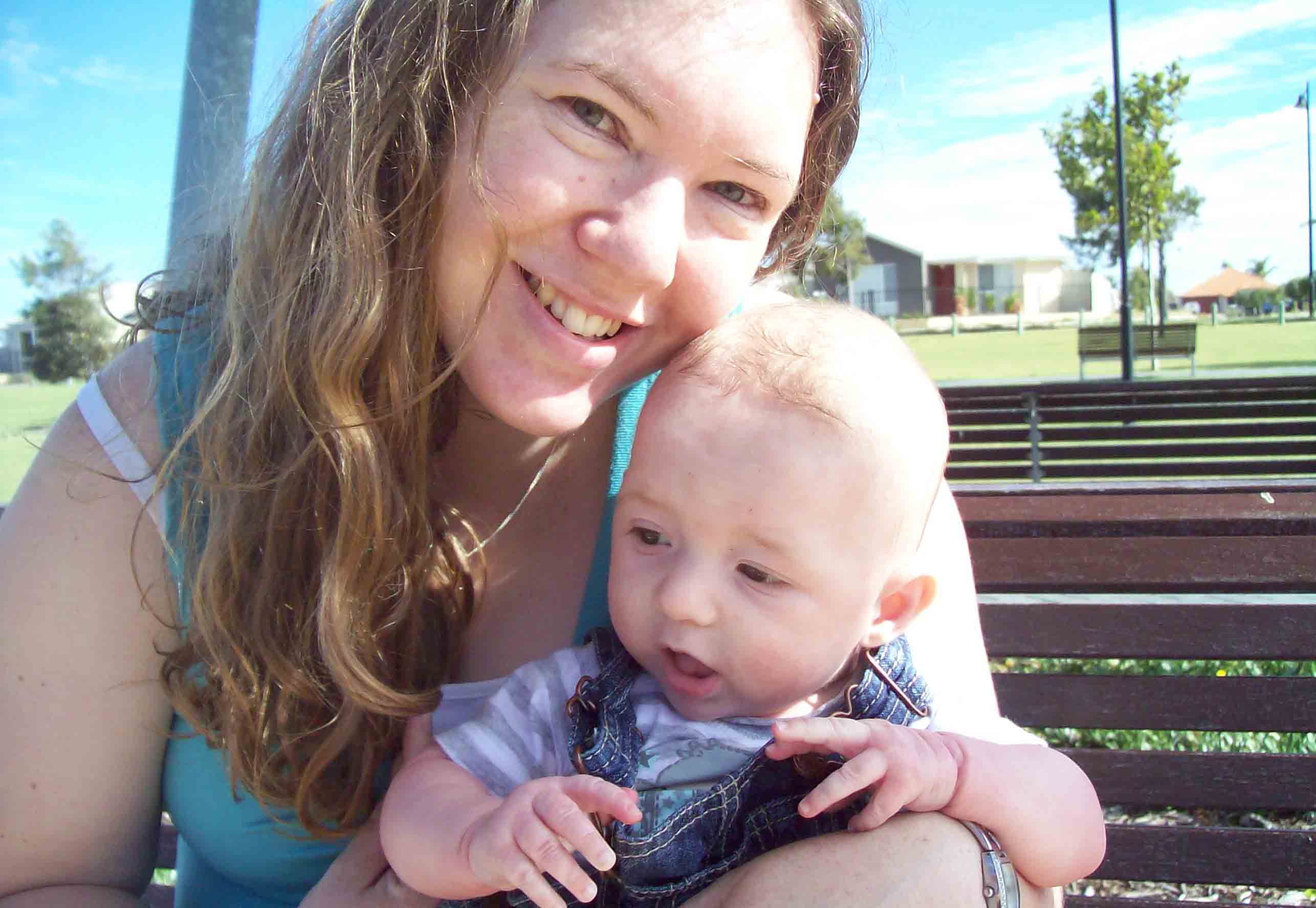 https://www.writteninwaikiki.com/surviving-early-years-baby/ mum mom and baby