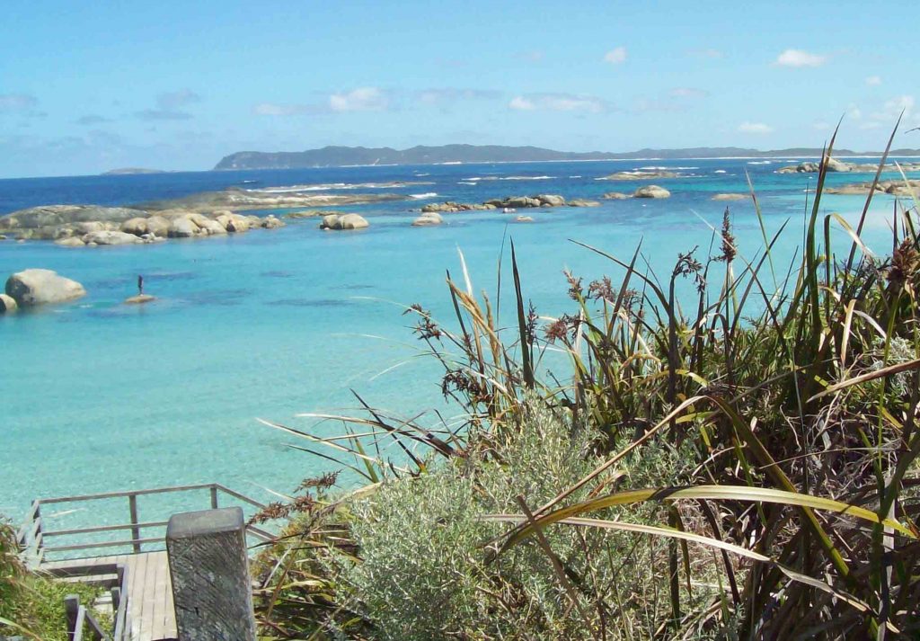  https://www.writteninwaikiki.com/living-with-anxiety/ beach at Greens Pool Western Australia