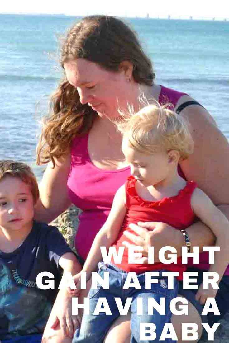 Weight Gain After Having a Baby Written in Waikiki