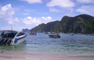 Boats in the water Phuket, Thailand