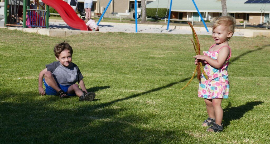 kids having fun at the park